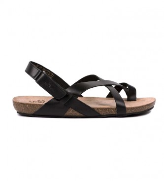 Yokono Sandalias de piel Ibiza 718 negro - Tienda Esdemarca calzado, moda y complementos - zapatos de marca y de marca