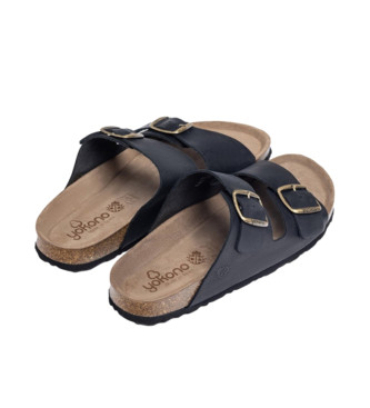 Yokono Leather Sandals Macan 150 black