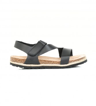 Yokono Chipre 145 leather sandals black