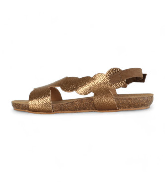 Yokono Leather sandals Ibiza 172 bronze
