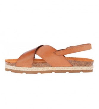 Yokono Java walnut leather sandals - ESD Store and accessories - best brands shoes shoes