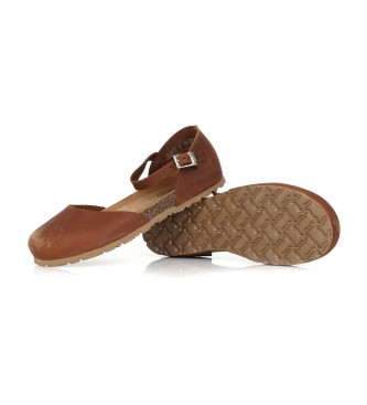 Yokono Brown leather sandals Villa 064