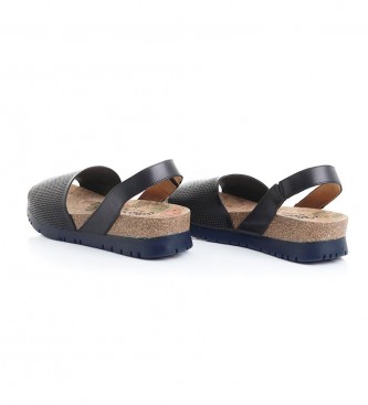 Yokono Leren sandalen Alon 004 zwart