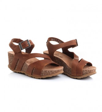 Yokono Sandalias de piel Bari 002 cuero -Altura cuña: 7 cm- - Tienda  Esdemarca moda, calzado y complementos - zapatos de marca y zapatillas de  marca