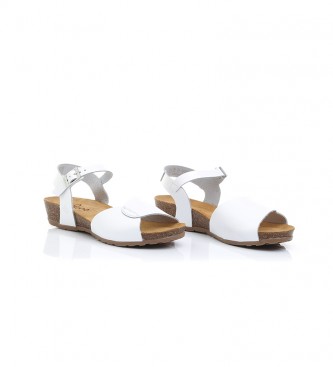 Yokono Sandalias de piel Capri 066 blanco -Altura cuña: 4cm- - Tienda  Esdemarca moda, calzado y complementos - zapatos de marca y zapatillas de  marca