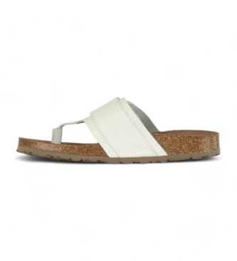Yokono Leather sandals Granada 704 white