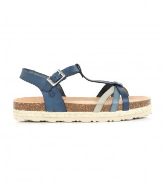 Yokono Sandalias de piel Java 063 azul - Tienda Esdemarca calzado, moda complementos - zapatos de marca y zapatillas de marca