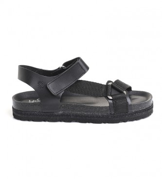 Yokono Leather sandals Java 156 black