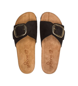 Yokono Leren sandalen Jerba 114 zwart