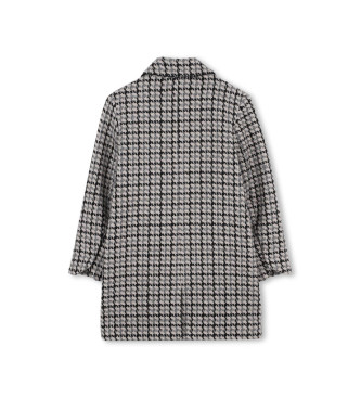 Zadig & Voltaire Szary nowoczesny płaszcz