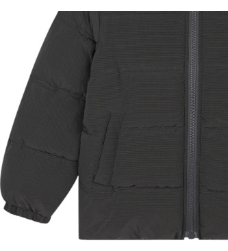 Zadig & Voltaire Donkergrijze gewatteerde anorak