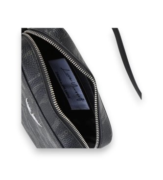 Zadig & Voltaire Schwarze genarbte Tasche