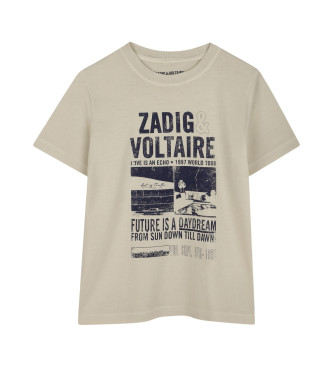 Zadig & Voltaire Camiseta de manga corta beige