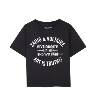 Zadig & Voltaire T-shirt korte mouw zwart