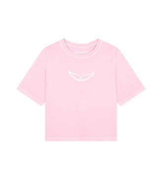 Zadig & Voltaire Camiseta M.c. rosa