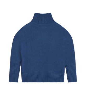 Zadig & Voltaire Pullover met blauwe zwanenhals