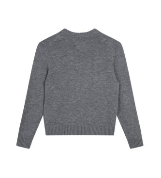 Zadig & Voltaire Maglione lavorato a maglia grigio