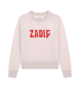 Zadig & Voltaire Maglione lavorato a maglia rosa