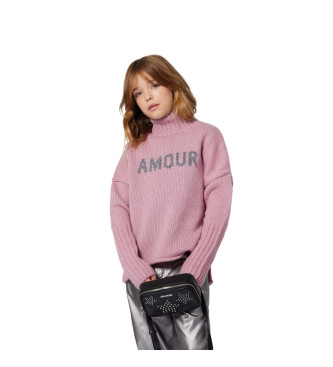 Zadig & Voltaire Sweter Amour różowy