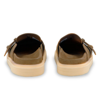 Zadig & Voltaire Greyish brown suede clogs