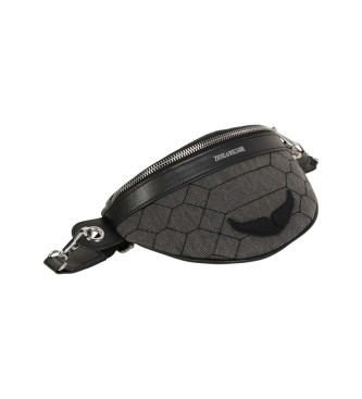Zadig & Voltaire Bum bag i sort twill