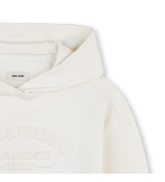 Zadig & Voltaire Bluza z kapturem w kolorze złamanej bieli