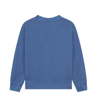 Zadig & Voltaire Blue marbled cotton sweatshirt