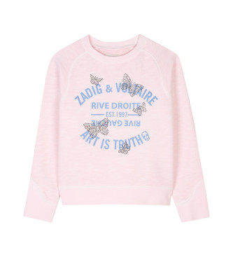 Zadig & Voltaire Roze katoenen sweatshirt