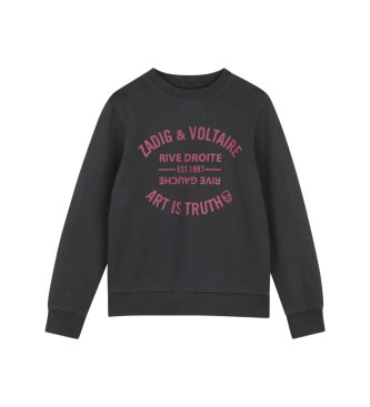Zadig & Voltaire Sudadera Rive Droite negro