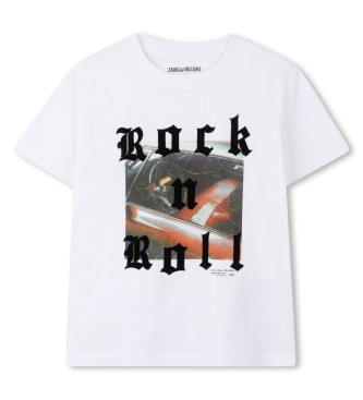 Zadig & Voltaire Maglietta bianca a maniche corte