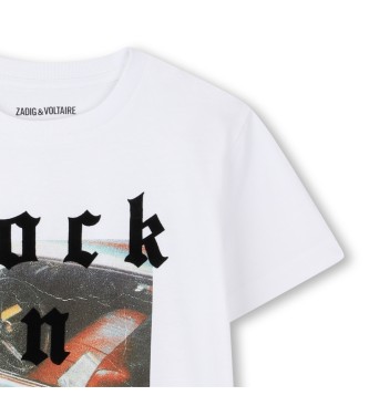 Zadig & Voltaire Maglietta bianca a maniche corte