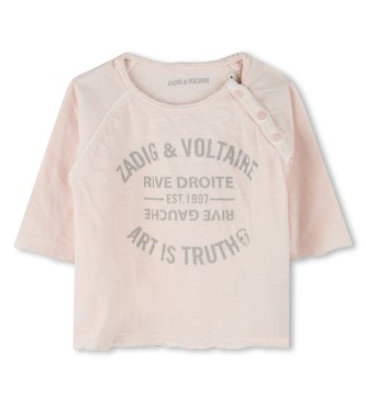 Zadig & Voltaire Trningsdragt med pink logoprint