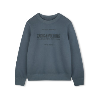 Zadig & Voltaire Sweat-shirt gris avec illustration