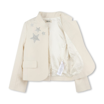 Zadig & Voltaire Chaqueta de sarga beige