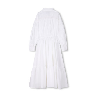 Zadig & Voltaire Robe de crmonie en coton blanc.