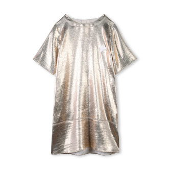 Zadig & Voltaire Jurk met beige metallic effect