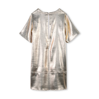 Zadig & Voltaire Beige metallic effect dress