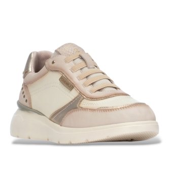 Carmela Beige 164219 Leather Sneakers