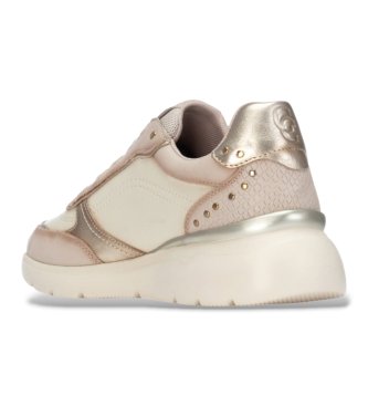 Carmela Beige 164219 Leather Sneakers