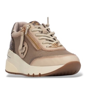 Carmela Light brown leather sneakers 164228