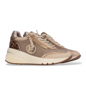 Carmela Light brown leather sneakers 164228