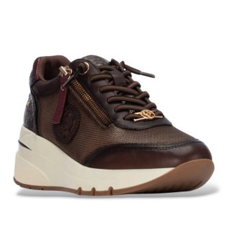 Carmela Buty skórzane 164228 br?zowe