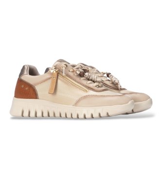 Carmela Beige 164244 Leather Sneakers