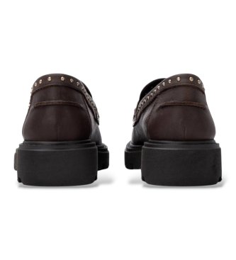 Carmela Mocassins de Pele 164271 castanho