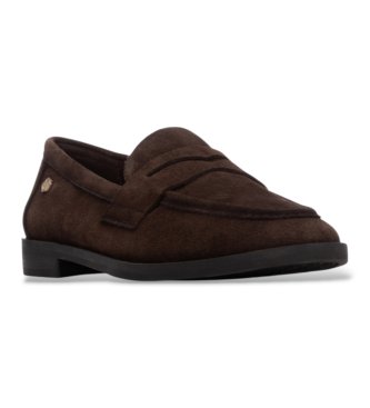 Carmela Mocassins de Pele 164290 marrom
