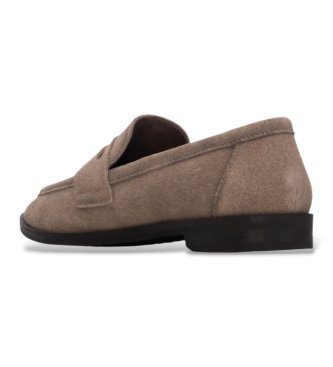 Carmela Mocassins de Pele 164290 taupe