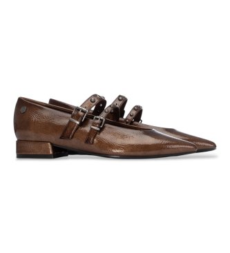 Carmela Sapatos de Pele 164298 marrom