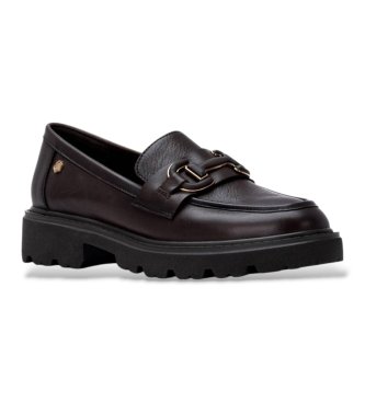 Carmela Mocassins de Pele 164336 castanho