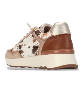 Carmela Light brown leather sneakers 164360