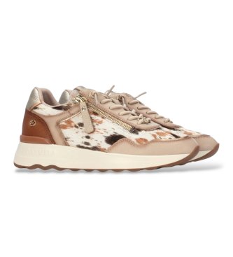 Carmela Light brown leather sneakers 164360